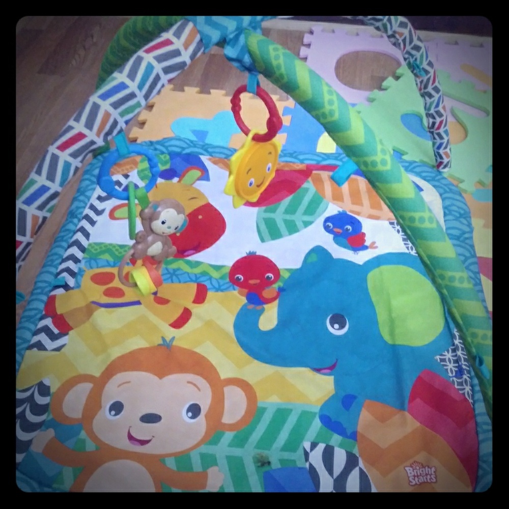 Bright Starts activity mat.